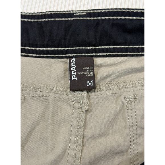 prAna Zion Stretch Cargo Shorts Men’s M Khaki Nylon Spandex Hiking Outdoor Trail - Picture 6 of 8